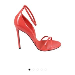 Alevi Orange Strappy Sandals